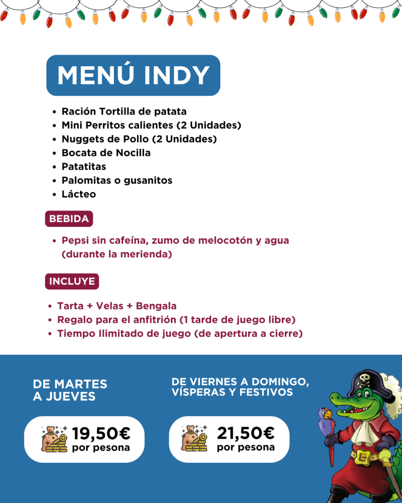 menú cumpleaños infantil gijón