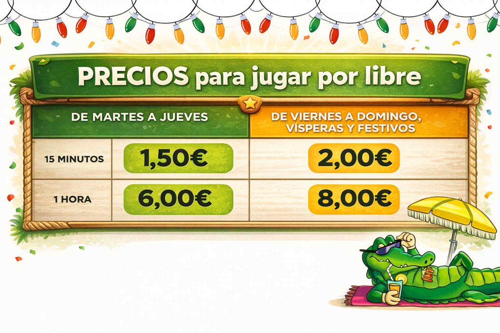 Precios Indiana Bill Gijón ir a jugar 2026